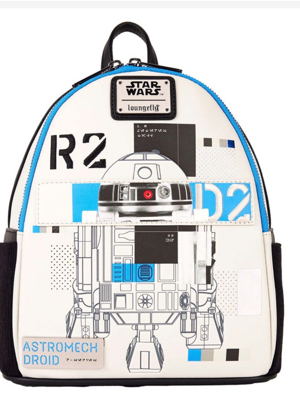 Loungefly Star Wars R2-D2 Astromech Droid Mini Backpack NWT